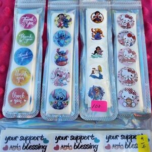 Disney Assorted Stickers & Thank You 500Ct. Lot # 14